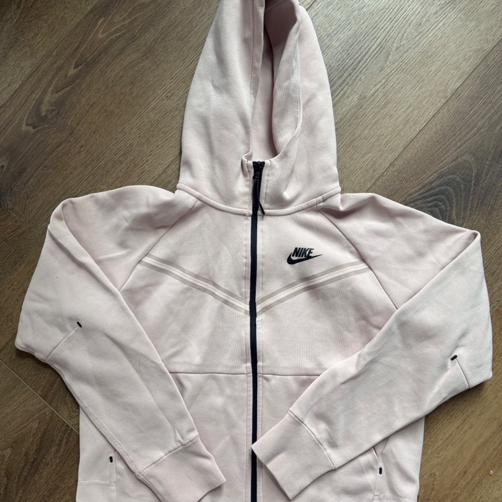 Nike Tech Fleece Cropped Jacket Women’s Small Gray Athleisure EUC